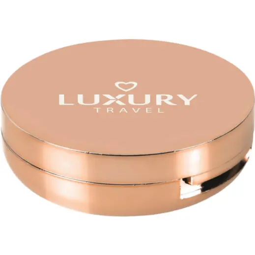 Altitude Glamourette Mirror & Lip Balm Rose Gold Closed Branded